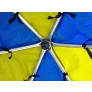Батут Optifit Like Blue 6ft с сине-желтой крышей - Фото 4