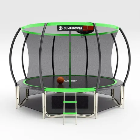 Батут Jump Power 10ft PRO Basket Green
