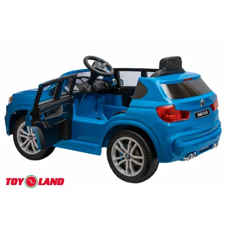 Электромобиль BMW X5M синий - Фото 3