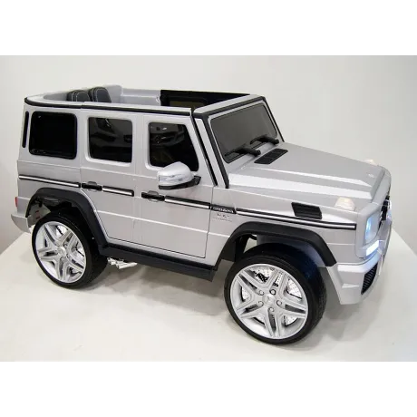 Электромобиль RiverToys Mercedes-Benz G65 AMG серый глянец - Фото 22
