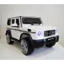 Электромобиль RiverToys Mercedes-Benz G65 AMG белый - Фото 12