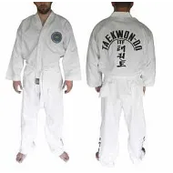 Кимоно для таэквондо ИТФ с шелкографией, плотность 220-270 г/м2, размер 48-50/175, AX8