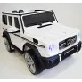 Электромобиль RiverToys Mercedes-Benz G65 AMG белый - Фото 13