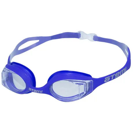 Очки для плавания Atemi, силикон (син), N8401