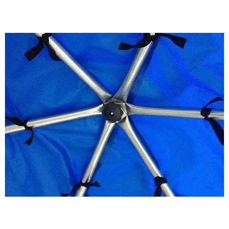 Батут Optifit Like Blue 14ft с сине-желтой крышей - Фото 3