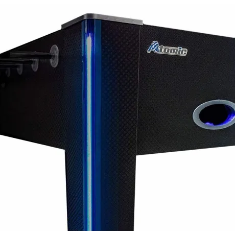 Настольный футбол (кикер) Atomic «Azure» (148x78x87 см, черный) - Фото 4