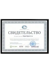 Сертификат официального дилера Ogawa, OTO, EGO, Hansun