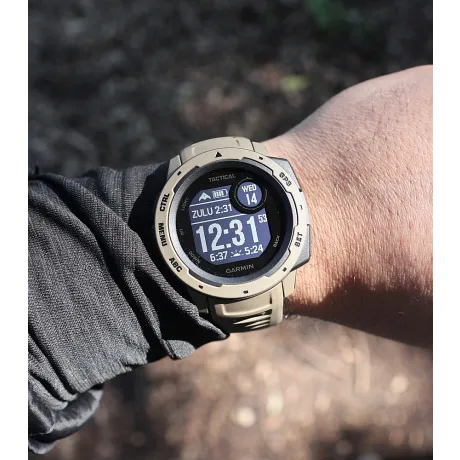 Прочные GPS-часы Garmin INSTINCT Tactical коричневый - Фото 11