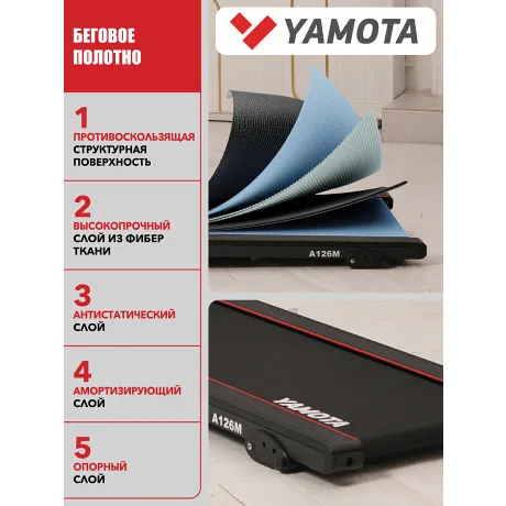 Беговая дорожка Yamota A126M - Фото 16