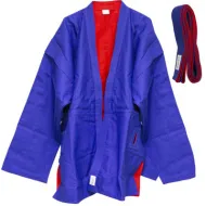 Куртка для самбо Atemi двухсторонняя красно-синяя Atemi, плотность 500 г/м2, размер 56/190, AX55