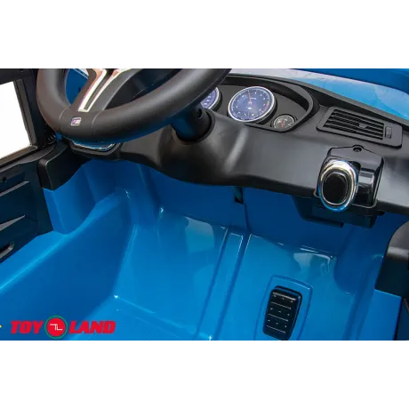 Электромобиль BMW X5M синий - Фото 8