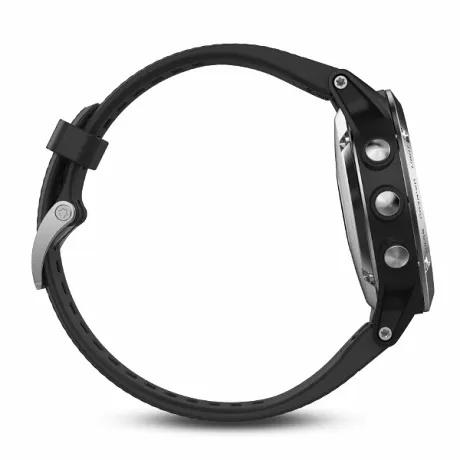 Часы Garmin FENIX 5 серебристые с черным ремешком - Фото 8