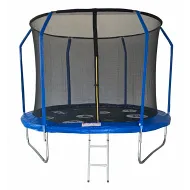 Батут 10FT 3.05м SportElite PLAY фиберглас с принтом, защитной сеткой внутрь, с лестницей FR-80-10FT