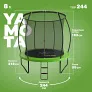 Батут Yamota TOP 244 см (8ft) с баскетбольным набором - Фото 11