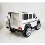 Электромобиль RiverToys Mercedes-Benz G65 AMG белый - Фото 16