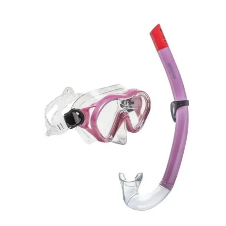 Набор для плавания (маска+трубка) детский Atemi (розовый), 24100P