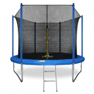 Батут ARLAND 10FT с внутренней страховочной сеткой и лестницей (Blue) (уценка)