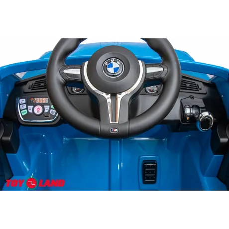 Электромобиль BMW X5M синий - Фото 6