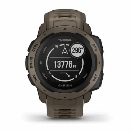 Прочные GPS-часы Garmin INSTINCT Tactical коричневый - Фото 4